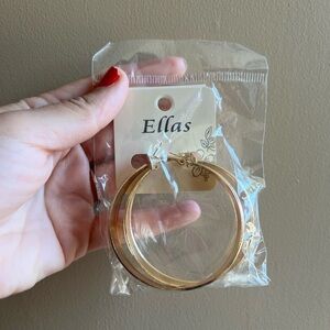 Ella Gold Hoop Earrings